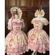 Starry Fantasy Ode To The Strawberry Blouse JSK OP and Sets(Reservation/3 Colours/Full Payment Without Shipping)